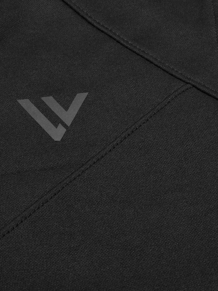Louis Vicaci Lightning Flash Zipper Hooded Training Tracksuit For Men-Black-RT1159