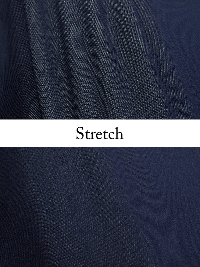 Louis Vicaci Super Stretchy Slim Fit Interlock Denim For Men-Dark Blue-BR405