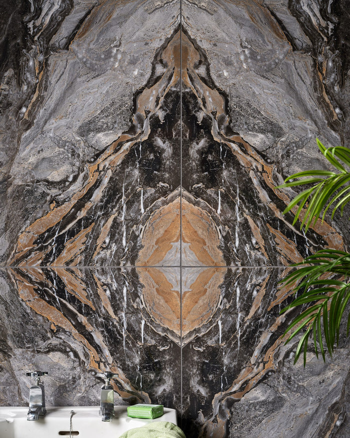 Magnifique Porcelain Nero Bookmatched