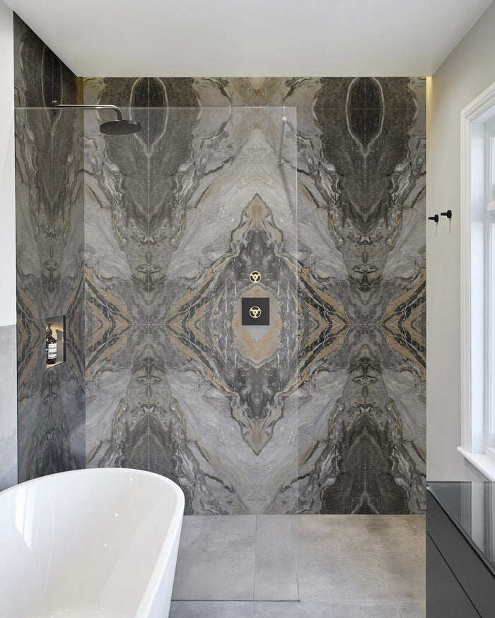 Magnifique Porcelain Nero Bookmatched
