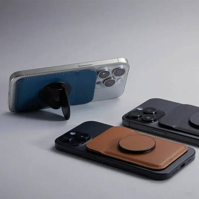 MagPocket® MagSafe card holder with ring stand — DEFF