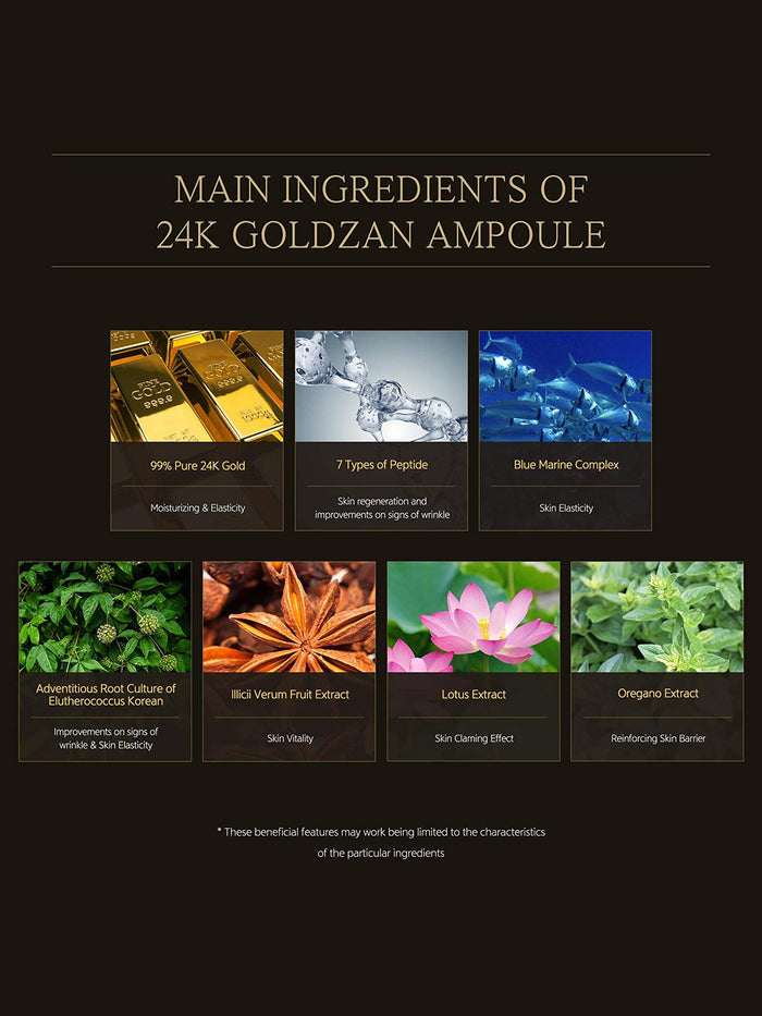 MAISON DE NATURE 24k GOLDZAN AMPOULE 100ml-RT540