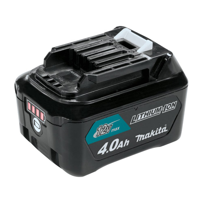 12V max 4.0Ah CXT Li-ion battery, black housing with charge label