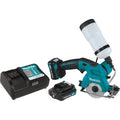 Cordless tile/glass saw set: saw, battery and charger (12V, 3-3/8")