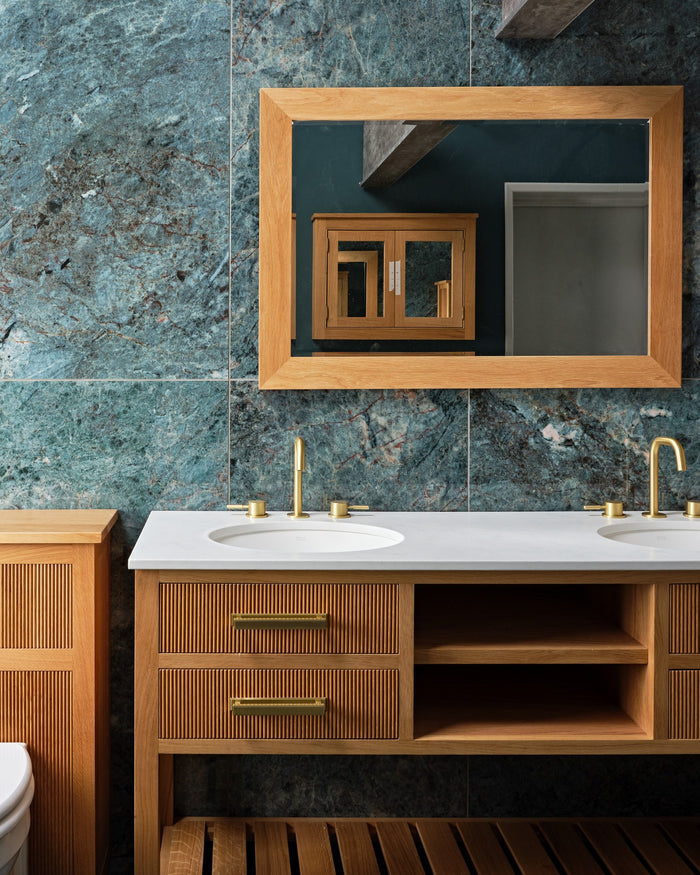 Marble Luxe Porcelain Smeraldo|Credit: Harvey George - Harrogate