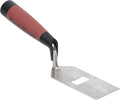 5x2 margin trowel with bottle-opener style cutout in metal blade