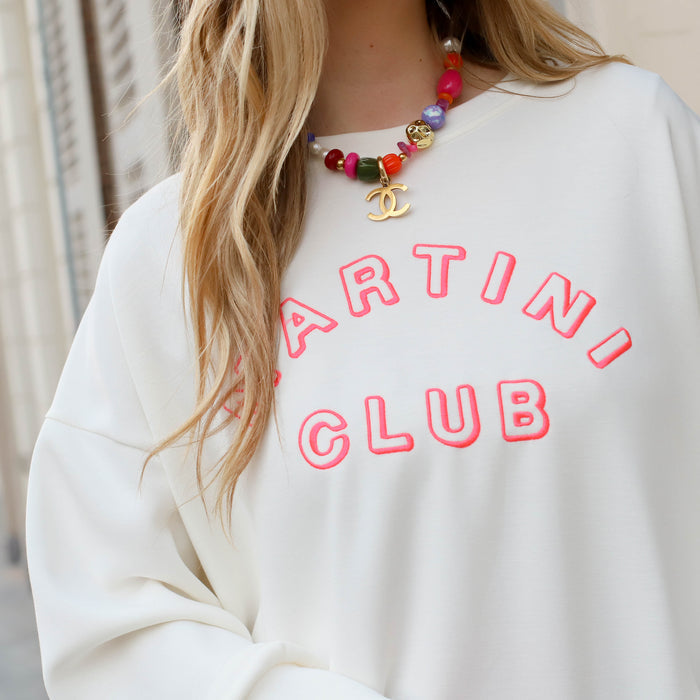Martini sweater wit