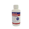 Maxisil Cleaner bottle, 250 ml, white plastic with ribbed cap.