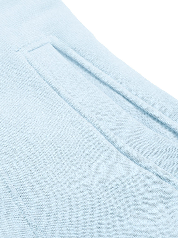 McKenzie Fleece Stylish Long Trench Coat For Ladies-Light Bond Blue-RT1027