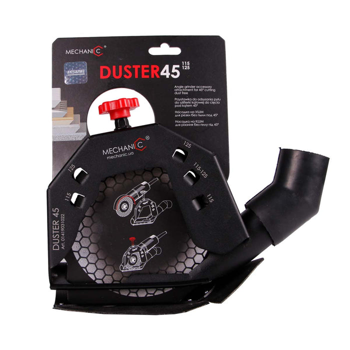 Mechanic DUSTER 45 – 45° Tile Cutting Guard for Angle Grinder (Dust-Free Bevel Cutting) – product view 3