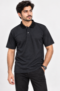 Men’s Premium four side lyicra Polo Shirt for men charcoal vo01