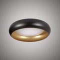 Moda15-in  Matte Black Outside/Gold Inside  Dimmable 26W