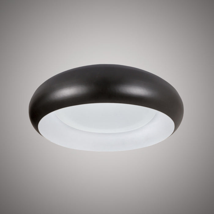Moda15-in  Matte Black Outside/White Inside  Dimmable 26W