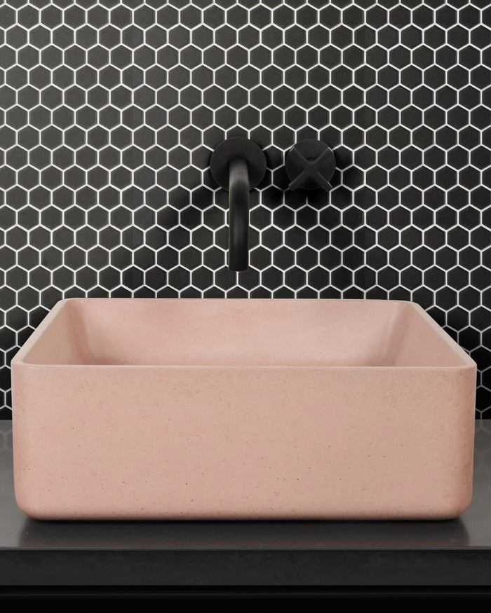 Mono Hex Porcelain Mosaic Noir