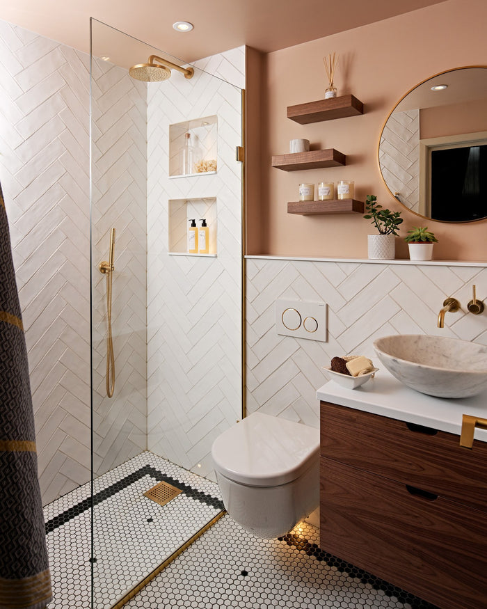 Mono Hex Porcelain Mosaic Noir