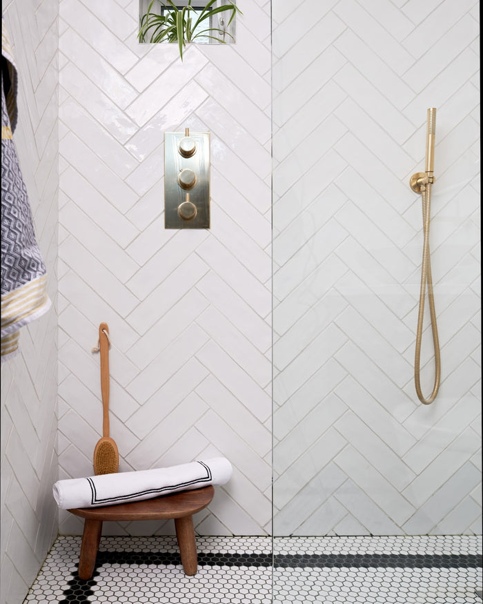 Mono Hex Porcelain Mosaic Noir