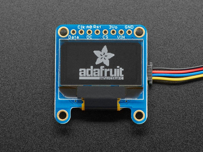 Monochrome 0.96" 128x64 OLED Graphic Display - STEMMA QT by Adafruit - The Pi Hut