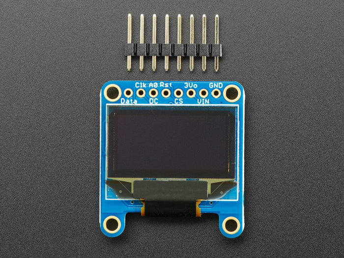Monochrome 0.96" 128x64 OLED Graphic Display - STEMMA QT by Adafruit - The Pi Hut