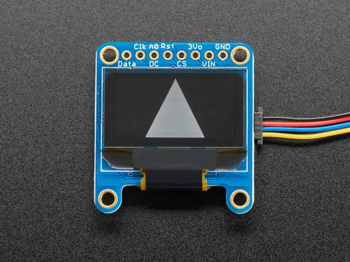 Monochrome 0.96" 128x64 OLED Graphic Display - STEMMA QT by Adafruit - The Pi Hut
