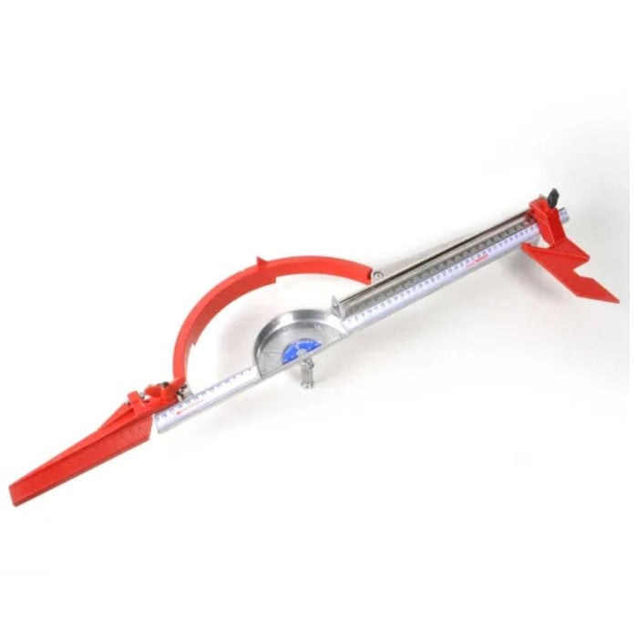 Masterpiuma measurement guide with red frame and metal rail for P2/P3 tiles