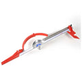 Masterpiuma measurement guide with red frame and metal rail for P2/P3 tiles