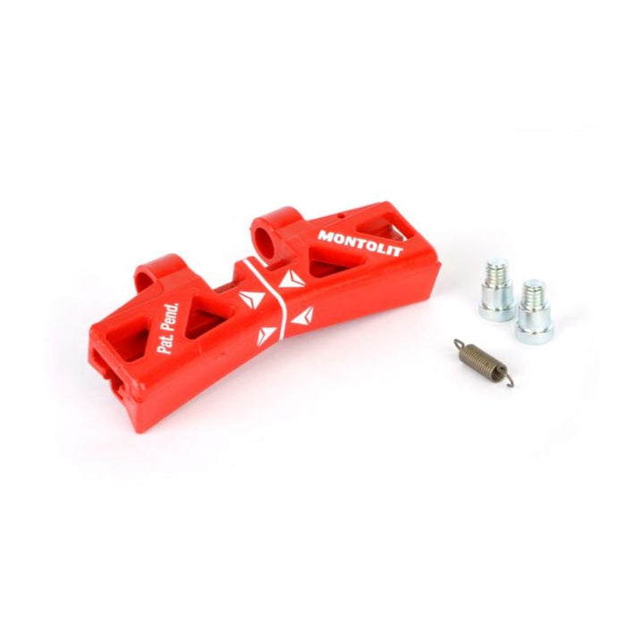 Montolit 507P3 breaker foot with red housing and mounting hardware