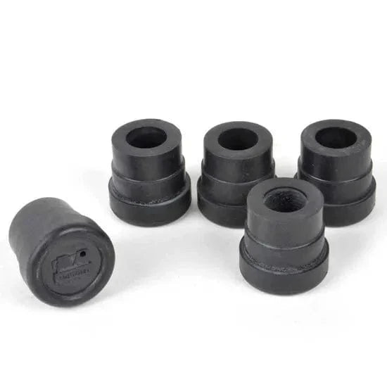 5-pack black rubber feet for tile cutter, with center holes