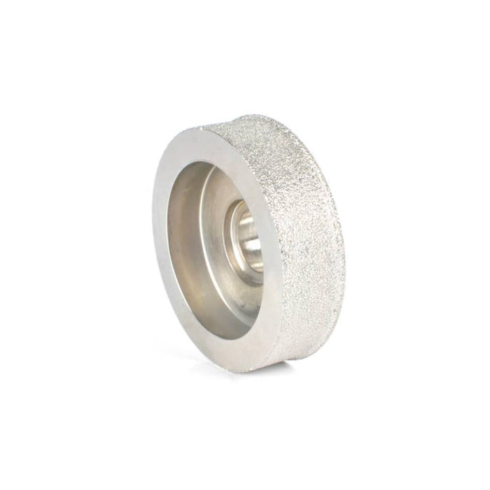 Diamond wheel TOPPROFILE 15mm rectifying, side view with metal core
