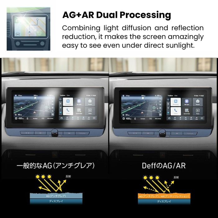 Nissan Z / Fairlady Z screen protector precisely cut for the 9-inch navigation display
