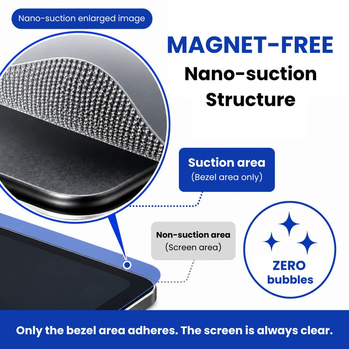 Nano-suction privacy screen film for iPad — DEFF