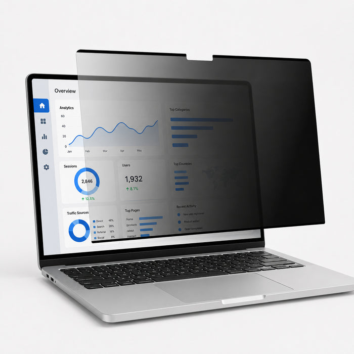 Nano-suction privacy screen filter for MacBook — DEFF