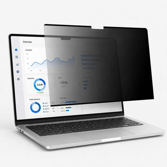 Nano-suction privacy screen filter for MacBook — DEFF