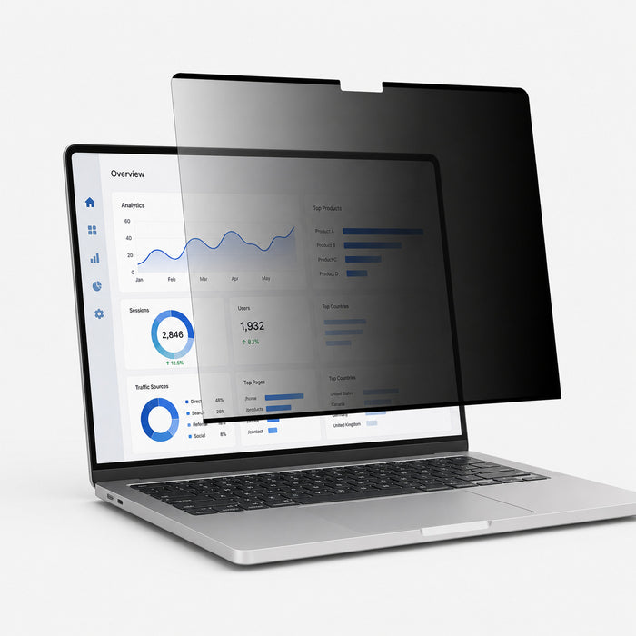 Nano-suction privacy screen filter for MacBook — DEFF