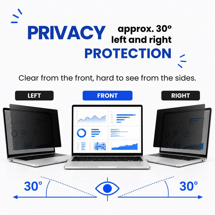 Nano-suction privacy screen filter for MacBook — DEFF