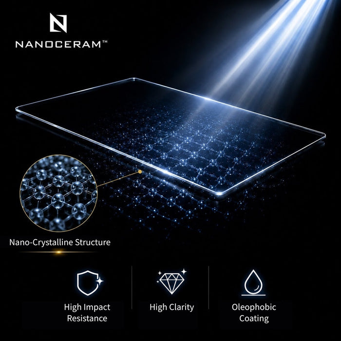 NANOCERAM™ PREMIUM GLASS (Transparent) iPhone 18 Pro / Pro Max