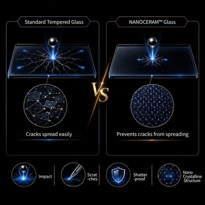 NANOCERAM™ PREMIUM GLASS (Transparent) iPhone 18 Pro / Pro Max