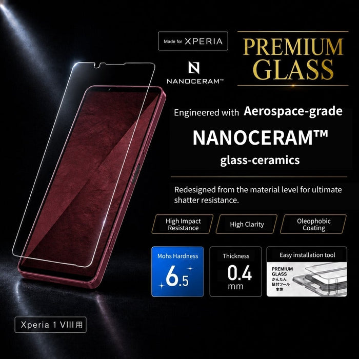 NANOCERAM™ premium glass screen protector for Xperia 1 VIII — DEFF