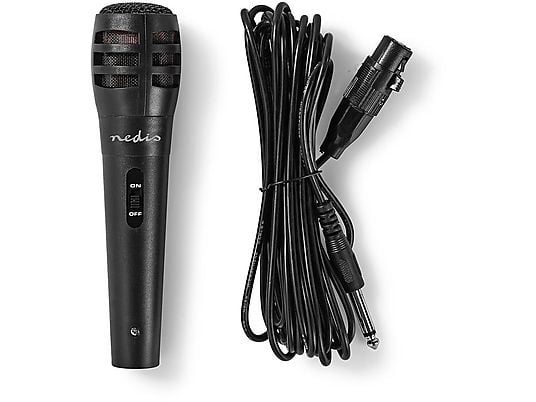 NEDIS MPWD15BK Karaoke microfoon Zwart