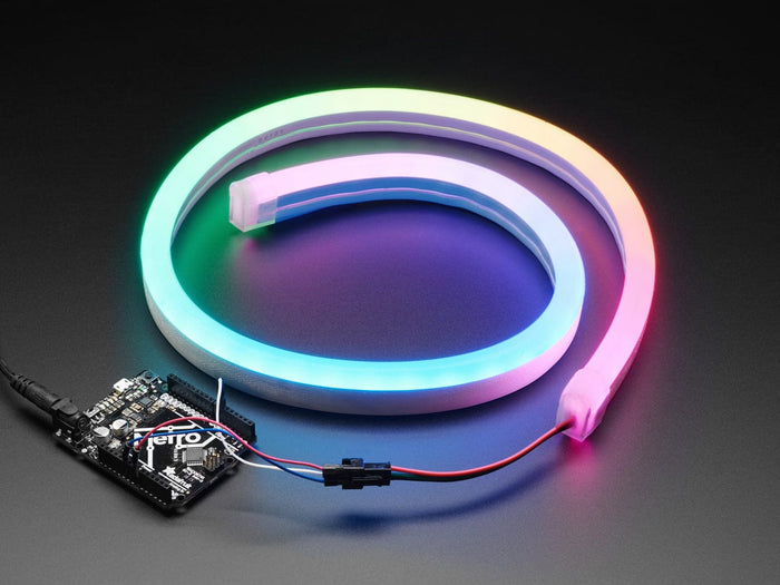 NeoPixel RGB Neon-like LED Flex Strip with Silicone Tube (1 meter) [Discontinued] by Adafruit - The Pi Hut