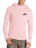 NK Fleece Funnel Neck Pullover Hoodie For Men-Peach-BR14366