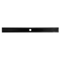 Linear drain, flat black tile-in grate with center drain hole