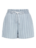 Noisy May Katri elastic band shorts medium blue