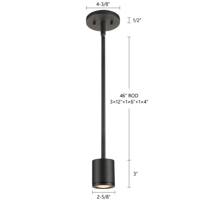 Nordic 3-in (2-in Dia.) Aluminum Outdoor Pendant
