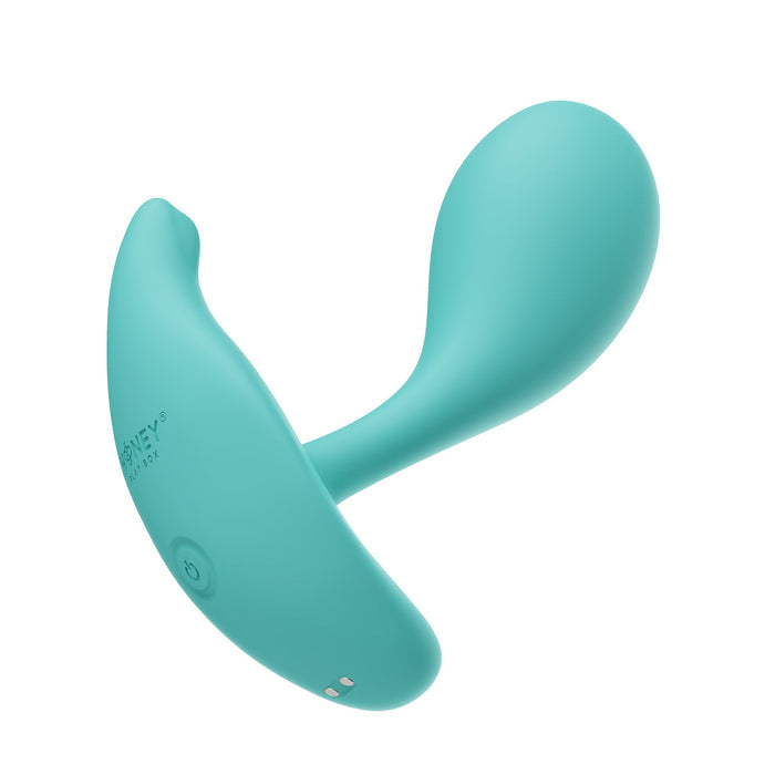 OLY 2 Pressure Sensing APP-enabled Wearable Clit & G Spot Vibrator, Light Blue, Toys   – shown in product photo,