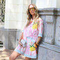 Pak lemon two piece roze