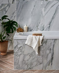 Palm Springs Porcelain Cerulean Fluted