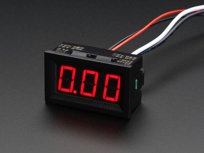 Panel Current Meter - 0 to 9.99A by The Pi Hut - The Pi Hut