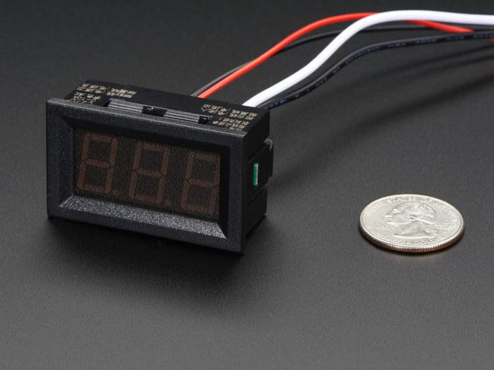 Panel Current Meter - 0 to 9.99A by The Pi Hut - The Pi Hut