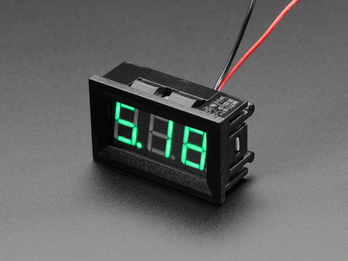 Panel Volt Meter - 4.5V to 30VDC by The Pi Hut - The Pi Hut