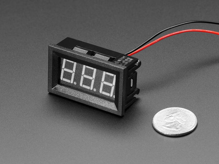 Panel Volt Meter - 4.5V to 30VDC by The Pi Hut - The Pi Hut